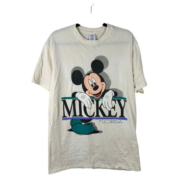 Sherry's Best Disney Vintage Mickey Mouse Florida Graphic Shirt Unisex Large - Picture 1 of 5
